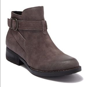 NEW Born Jorgette Suede Buckle Strap Bootie